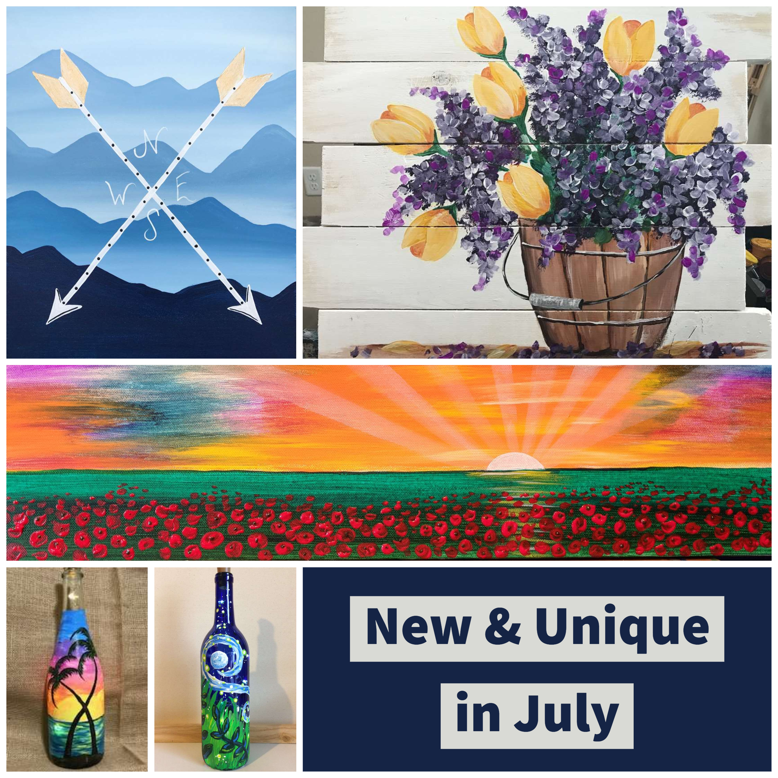 New & Unique in July!